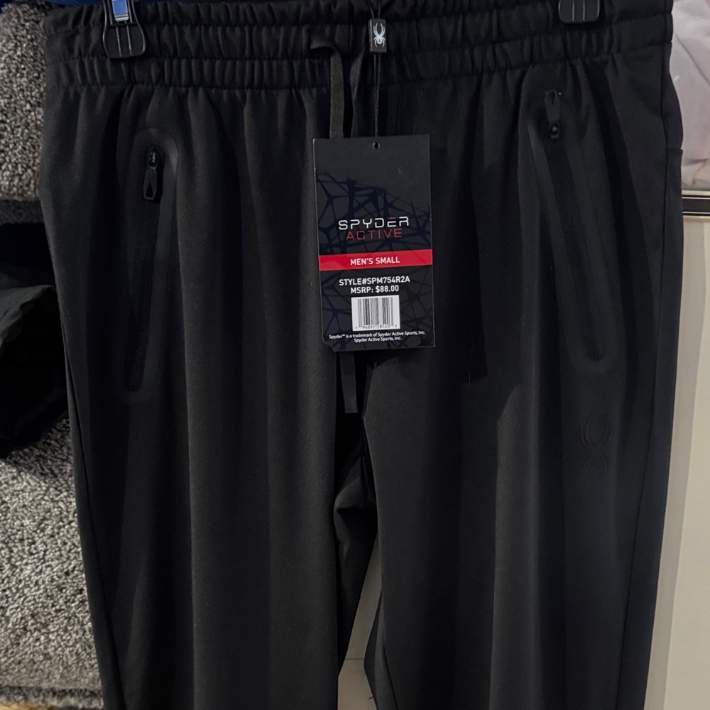 Spyder Men's Black Joggers